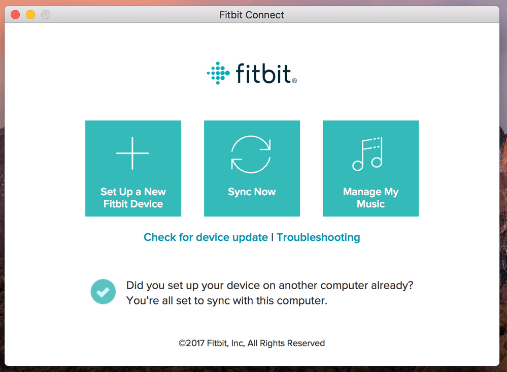 fitbit driver for mac